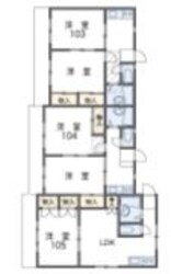 レオパレス大宮第１９　２１８１の物件間取画像